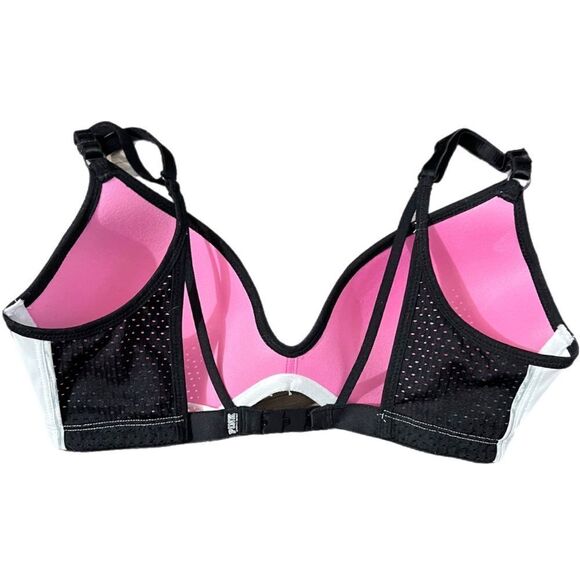 Victorias Secret Pink push up padded Scoopneck underwire Bra 32D off white - Picture 2 of 6